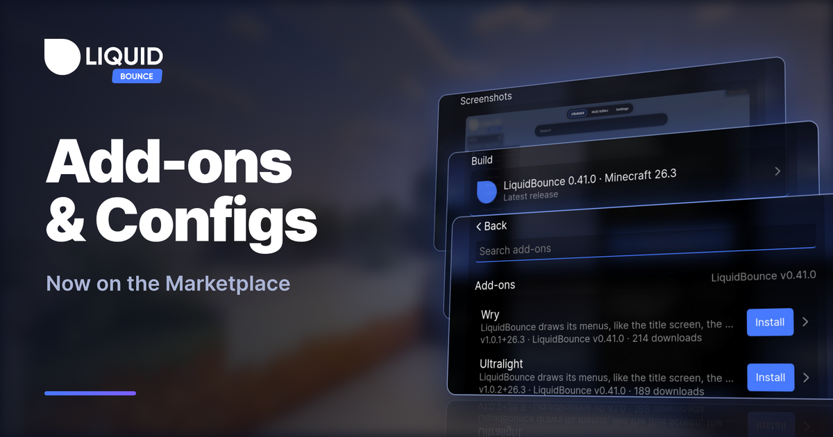Add-ons, Configs and the New Marketplace