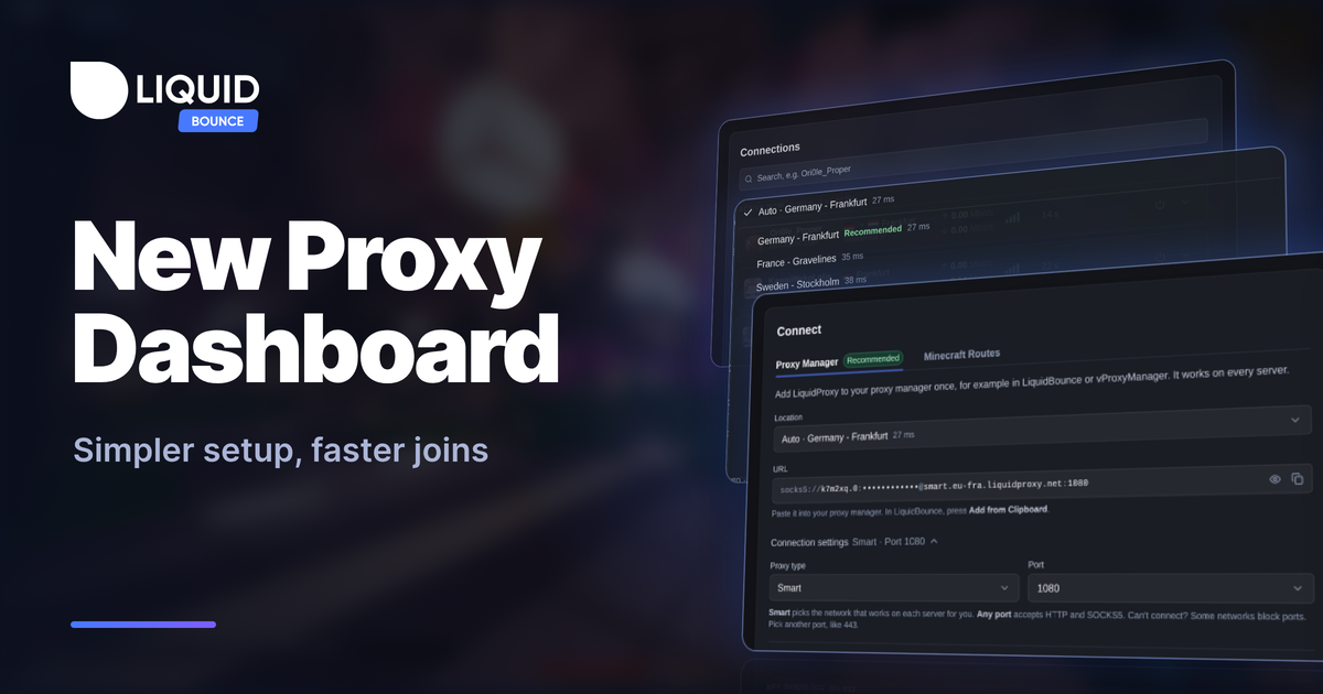 The New LiquidProxy Dashboard Is Here!